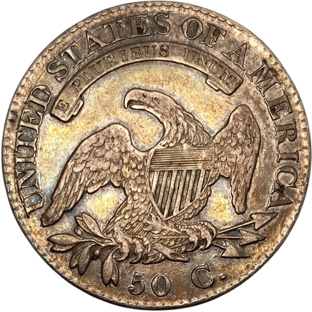 United States: 1826 50 Cents Capped Bust AU