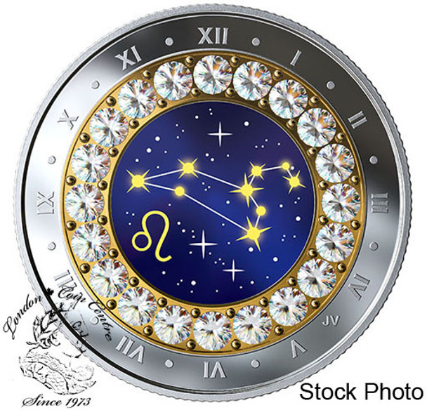 Canada: 2019 $5 Zodiac Series: Leo Pure Silver Coin *No Outer Box* Canada: 2019 $5 Zodiac Series: Leo Pure Silver Coin *No Outer Box*
