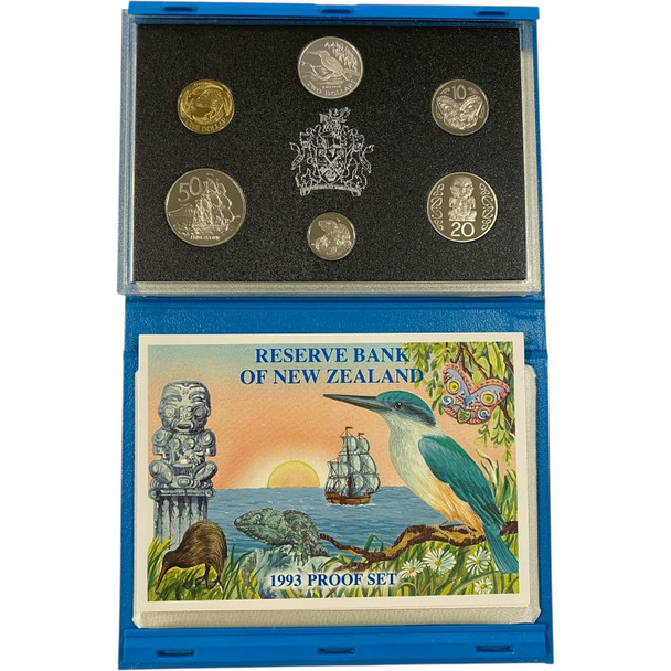 New Zealand: 1993 Proof Coin Set in Booklet