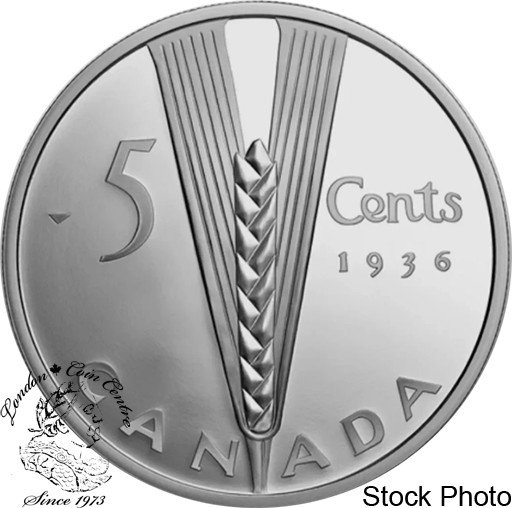 Canada: 2024 5 Cent Lost Design:  Emanuel Hahn’s Wheat 2 oz. Pure Silver Coin