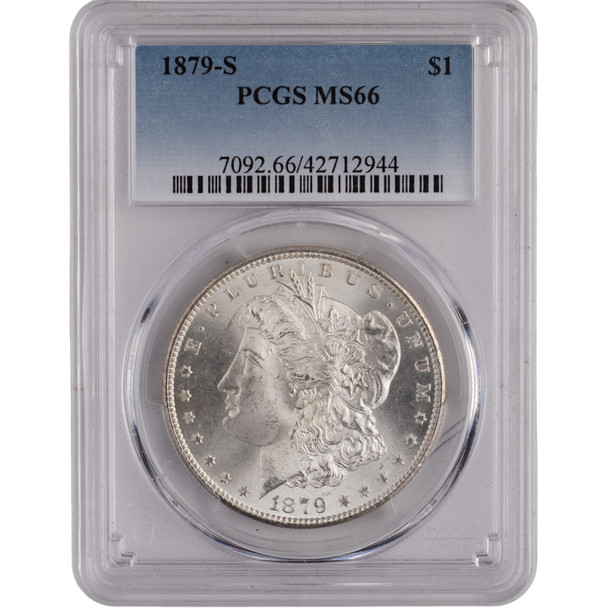 United States: 1879-S Morgan Dollar PCGS MS66