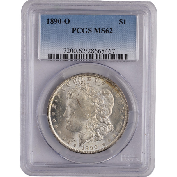 United States: 1890-O Morgan Dollar PCGS MS62