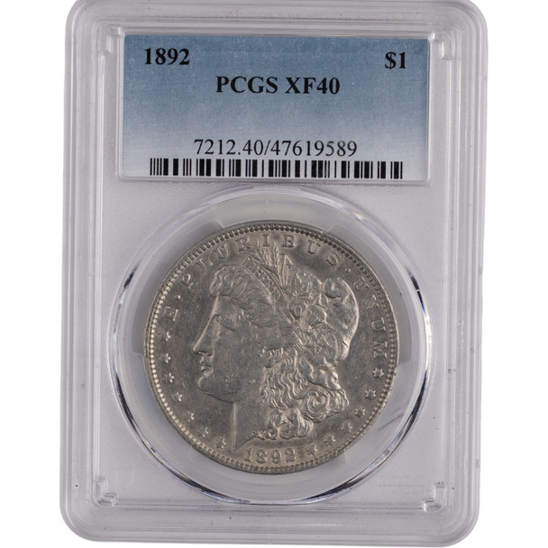United States: 1892 Morgan Dollar PCGS EF40