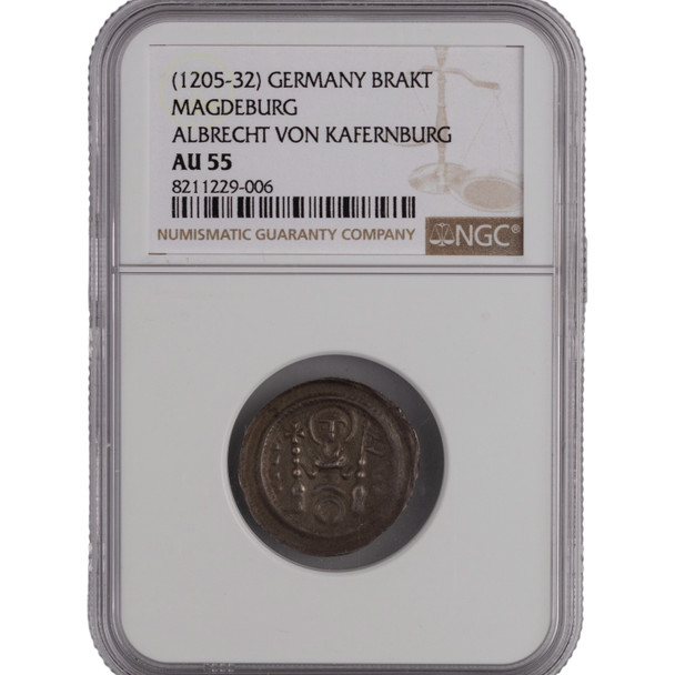 Germany: Magdeburg, 1205-32 Bracteate NGC AU55