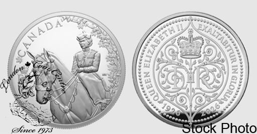 Canada: 2026 100th Anniversary of the Birth of Queen Elizabeth II Pure Silver 2 Coin Set