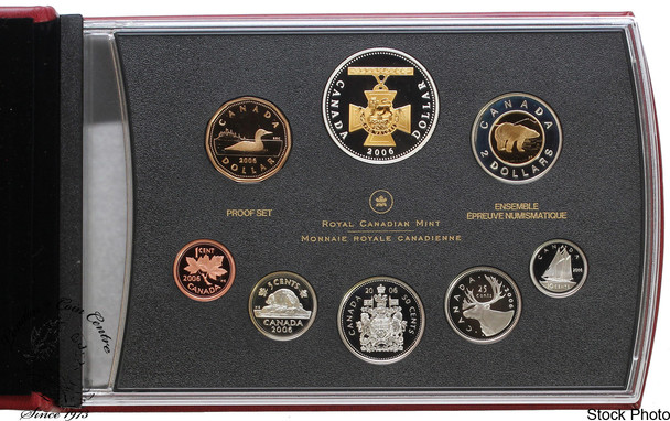 Canada: 2006 Victoria Cross Double Dollar Proof Set * Toned *