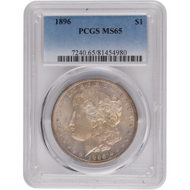 United States: 1896 Morgan Dollar PCGS MS65