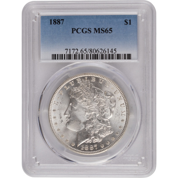 United States: 1887 Morgan Dollar PCGS MS65