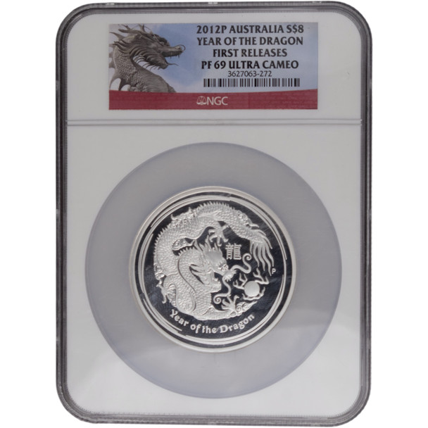 Australia: 2012P Year of the Dragon NGC PF69 Ultra Cameo