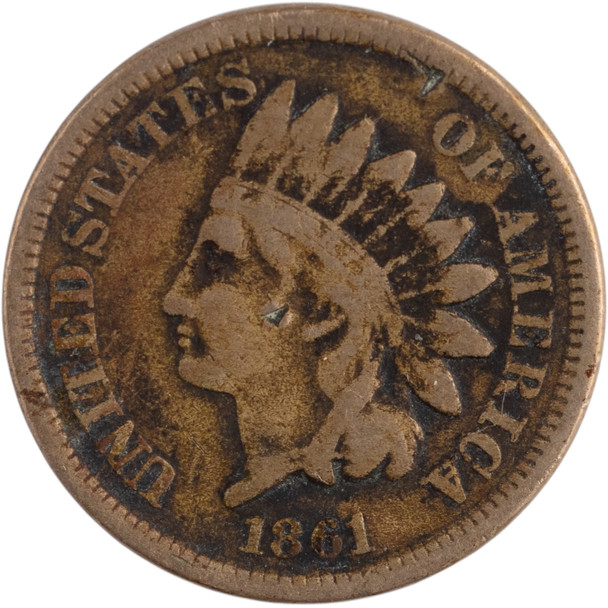 United States: 1861 1 Cent Indian G