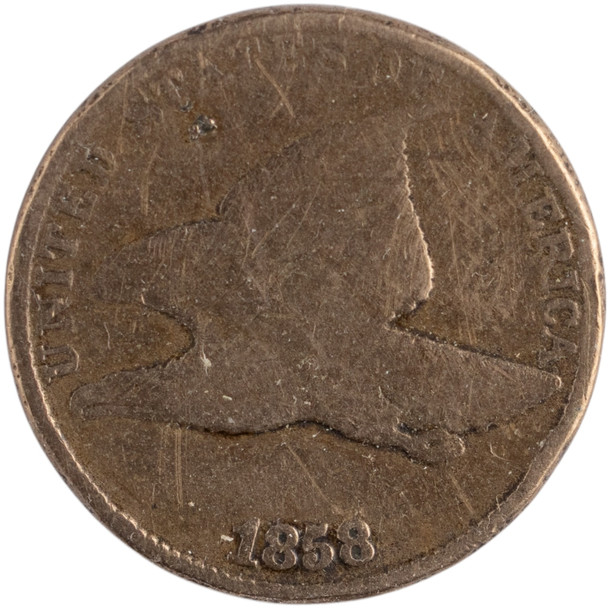 United States: 1858 1 Cent Flying Eagle Filler