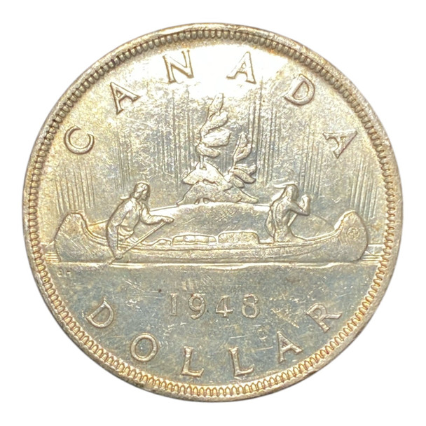 Canada: 1948 Silver Dollar EF