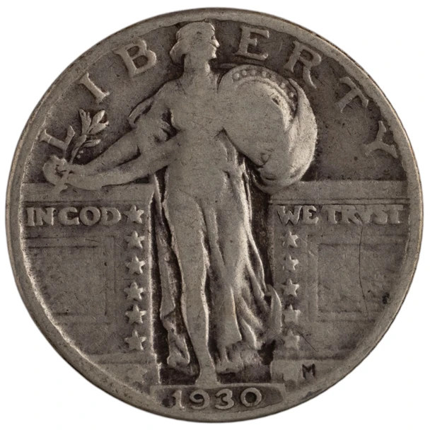 United States: 1930 25 Cent VG8