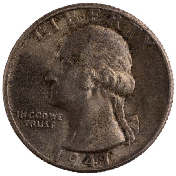 United States: 1941 25 Cent AU50