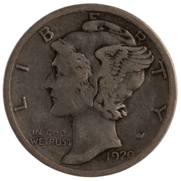 United States: 1920-S 10 Cent F