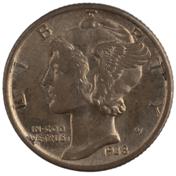 United States: 1938 10 Cent FB MS62