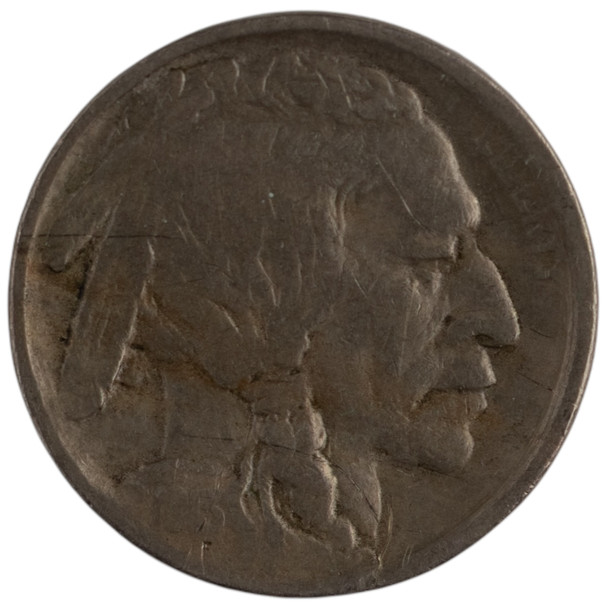 United States: 1937-S 5 Cent VF Scratch