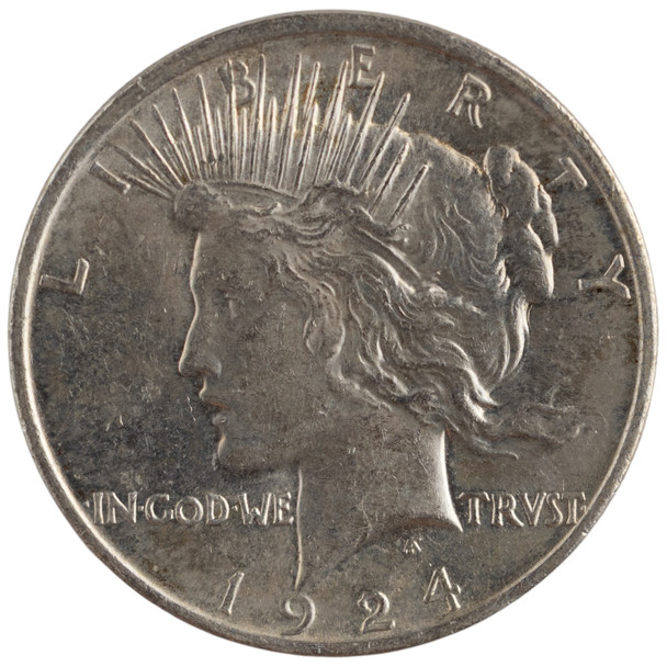 United States: 1924 Peace Dollar AU