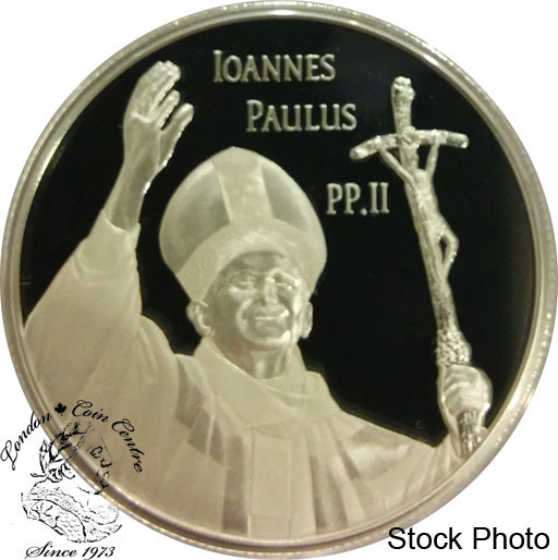 Canada: 2005 $10 Pope John Paul II Pure Silver Coin. **Missing Sleeve**