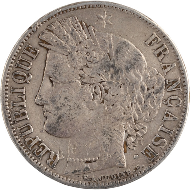 France: 1849-A Silver 5 Francs