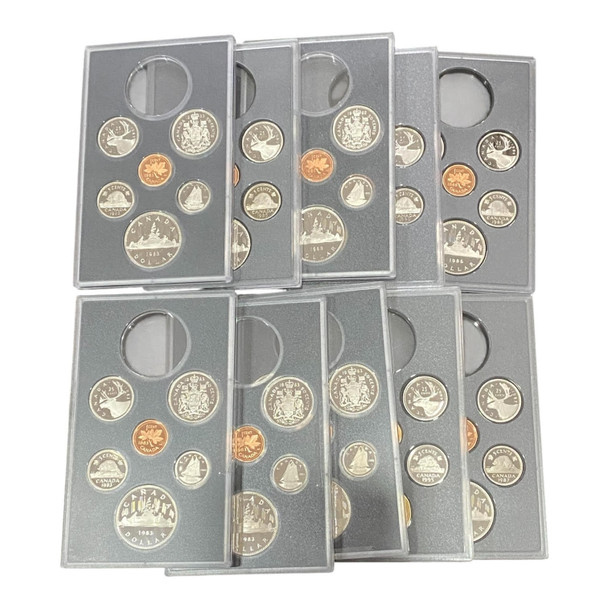 Canada: Double Dollar Proof Sets (No Dollar) (10 Sets)