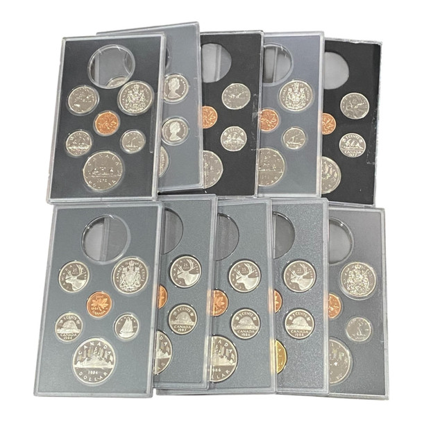 Canada: Double Dollar Proof Sets (No Dollar) (10 Sets) #2