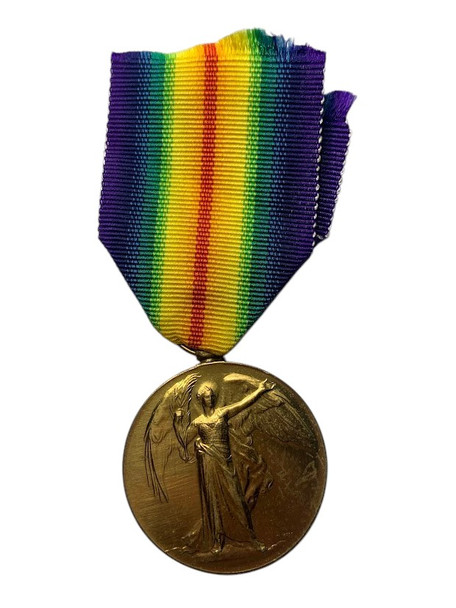 Great Britain: 1914-1919 WWI Victory Medal Lieut. K.H. Burton Killed in Action