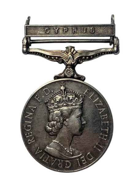 Great Britain: 1918-62 General Service Medal Cyprus Clasp