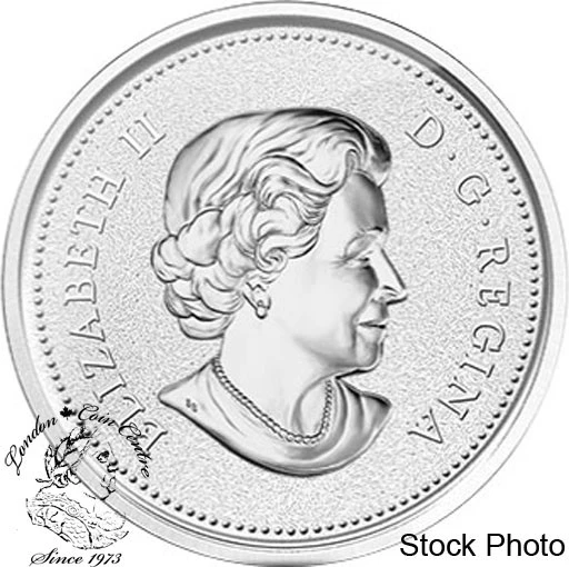 Canada: 2014 $50 Silver Swimming Beaver 5 oz Silver Coin * No Box *