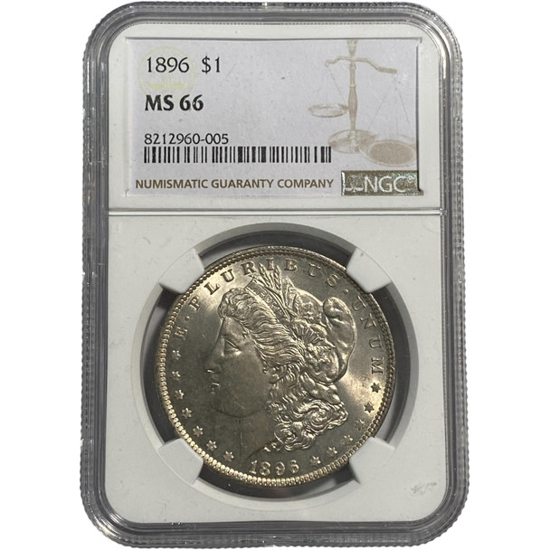 United States: 1896 Morgan Dollar NGC MS66