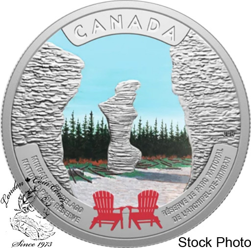 Canada: 2026 $20 Canada's National Parks: Mingan Archipelago National Park Reserve 1 oz Fine Silver Coin