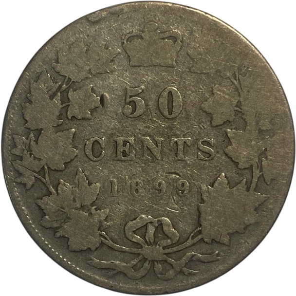 Canada: 1899 50 Cents Sm 1st 9 AG3