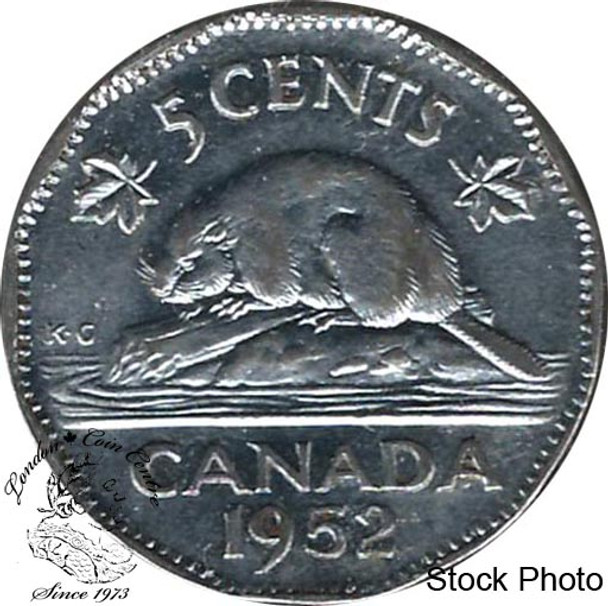 Canada: 1952 5 Cent EF40