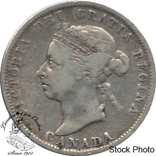 Canada: 1900 25 Cents F12