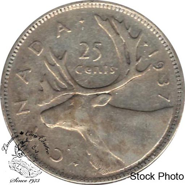 Canada: 1937 25 Cents F12