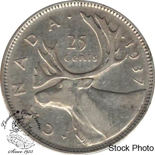 Canada: 1937 25 Cents VF20