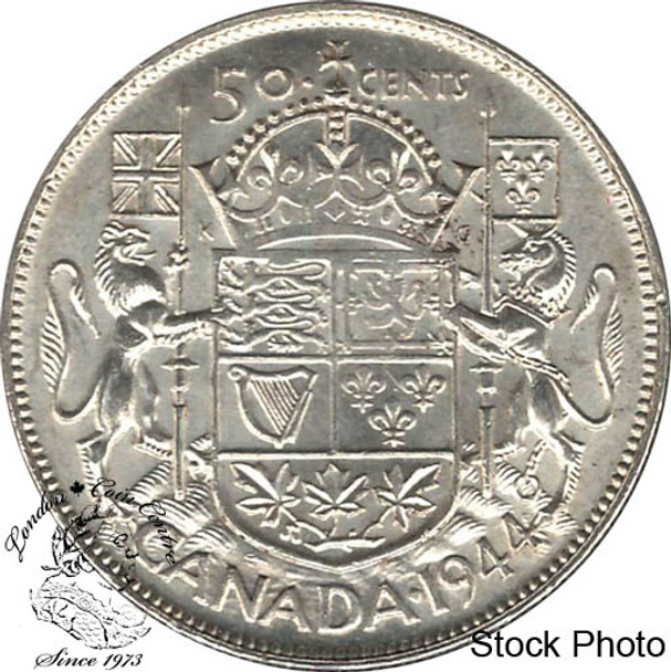 Canada: 1944 50 Cents Far 4 AU50