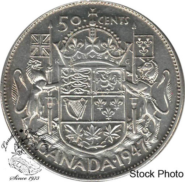 Canada: 1947 50 Cents C7R EF40