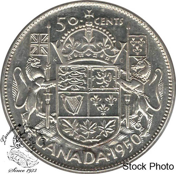 Canada: 1950 50 Cents Des 0 MS60
