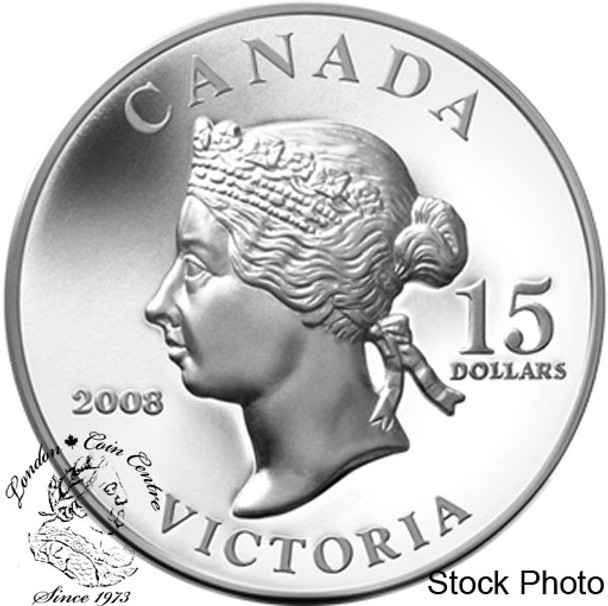 Canada: 2008 $15 Vignettes of Royalty - Queen Victoria Sterling Silver Coin