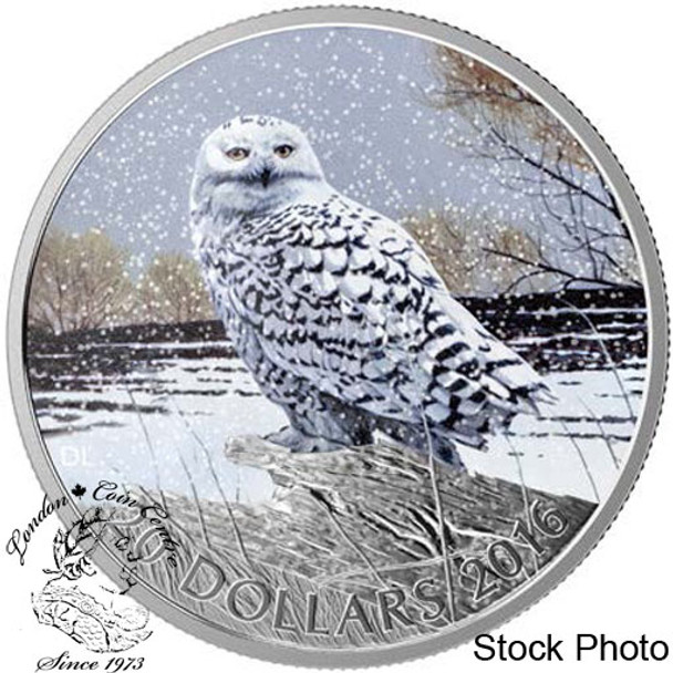 Canada: 2016 $20 Snowy Owl Silver Coin