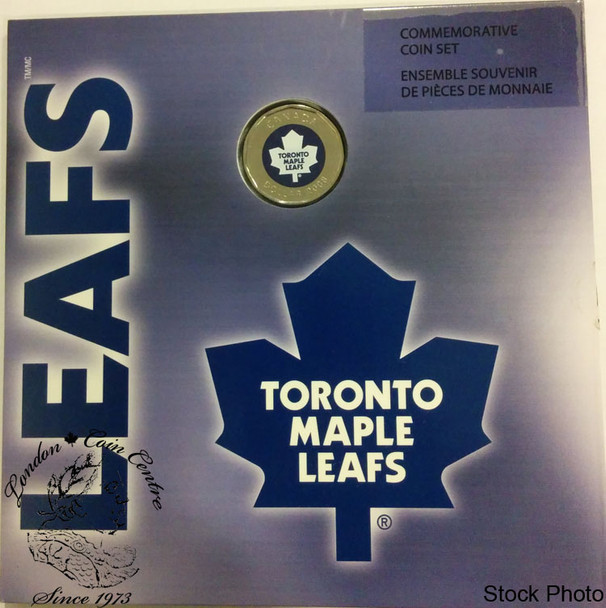 Canada: 2008 Toronto Maple Leafs Logo Coin Set with Coloured Dollar