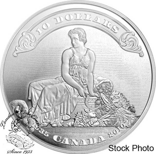 Canada: 2011 $10 75th Anniversary of the First Bank Notes Silver Coin