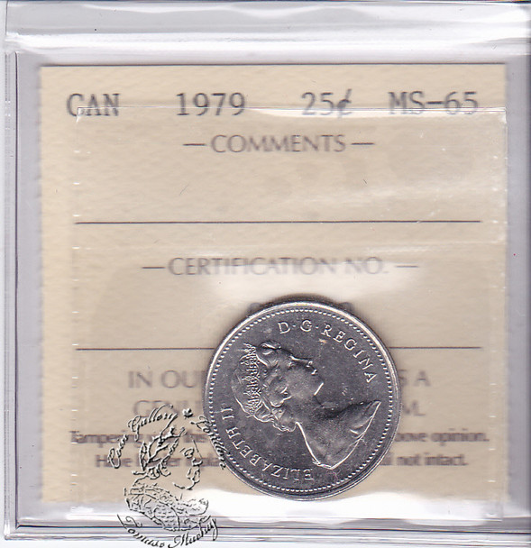 Canada: 1979 25 Cents ICCS MS65 Coin nr 5