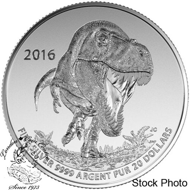 Canada: 2016 $20 Tyrannosaurus Rex Silver Coin