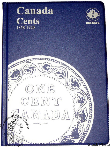 Canada: 1858 - 1920 Large Cents Uni-Safe Coin Folder / Album