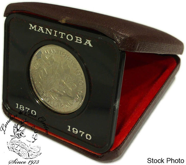 Canada: 1970 $1 Nickel Proof Like Dollar Coin in Maroon Case