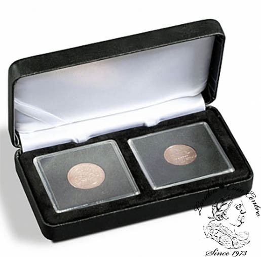 Nobile Coin Box / Clamshell Display for 2 Quadrums