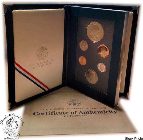 United States: 1990 Prestige Proof Coin Set