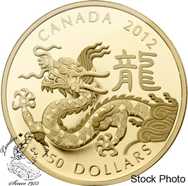 Canada: 2012 $150 Chinese Year of the Dragon Gold Coin